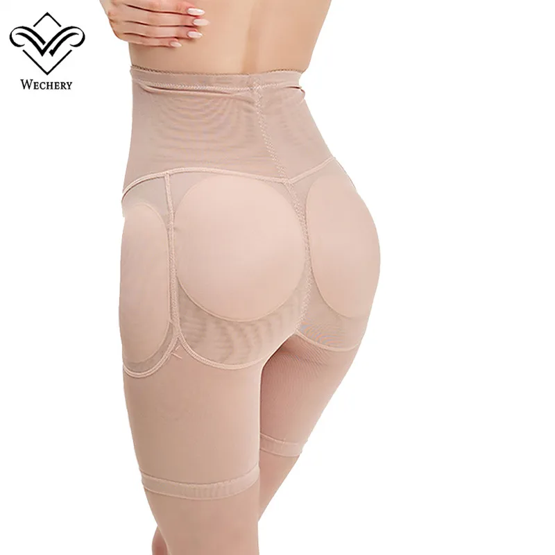 Wechery Control Pants Butt Lifter Hip Up Padded Control Panties Lifting Women Body shaper Butt Enchancer Slimming Shaperwear