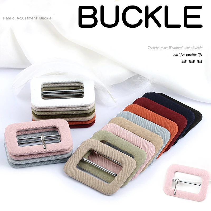 2pcs/lot Belt Buckles Color Coat Waist Cuff Adjustment Buckles Suit Dress Decorative Sewing Accessories for Handbags