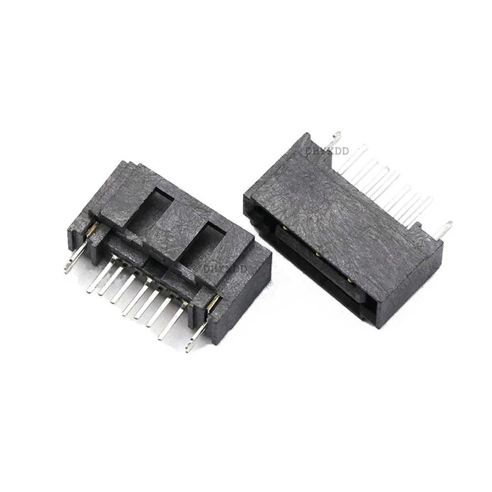 5Pcs SATA 7P Female Horizontal Vertical Socket Hard Disk Interface Type A B Connector