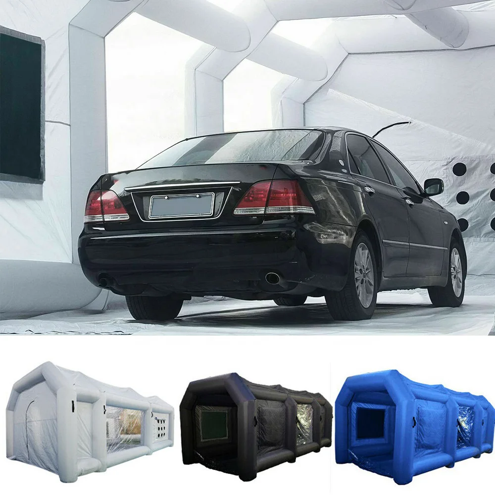 

High Quality Colourful Inflatable Spray Booth Tents Inflatable Paint tent Inflatable Car Parking Tent Workstation