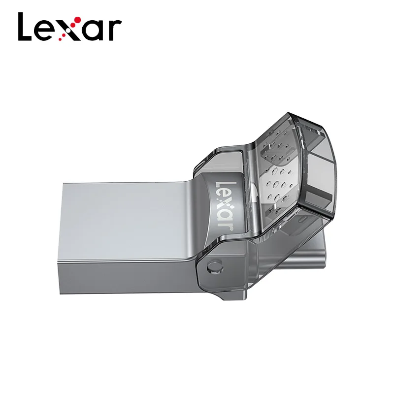 Original Lexar Jumpdrive Dual Slot USB C Type A Memory Stick 64GB 32GB High Speed Max 100MB/s USB 3.0 Flash Disk Pendrive U Disk