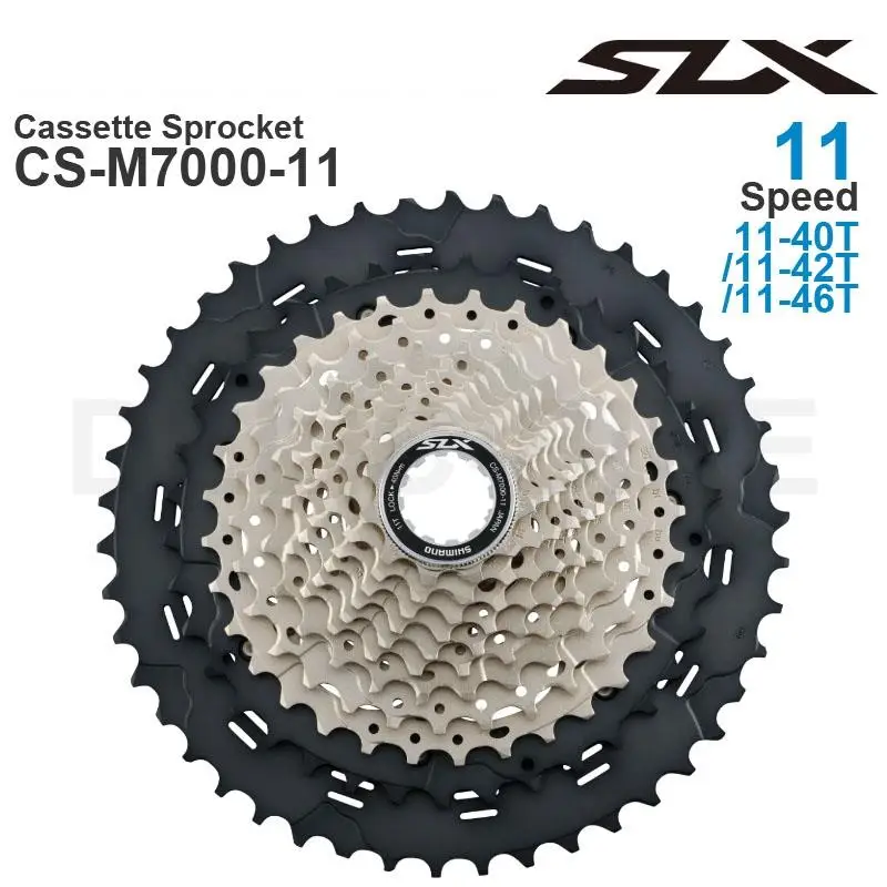 Shimano SLX M7000 11v  Cassette Sprocket 11 Speed CS-M7000-11 - HYPERGLIDE -for MTB bike Original Parts