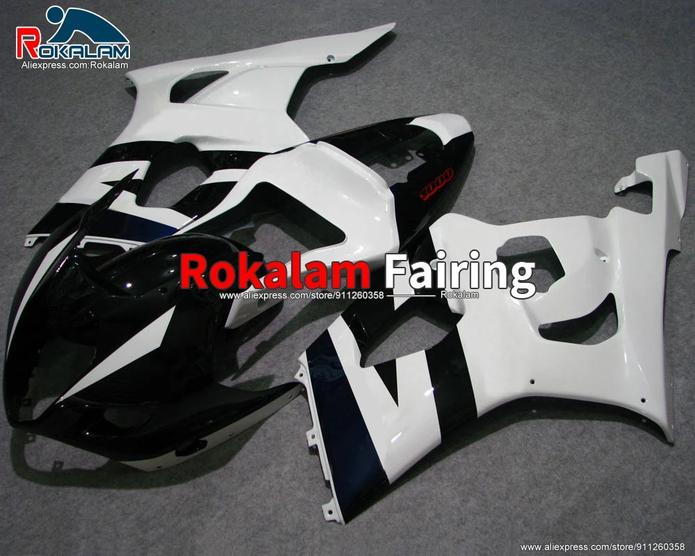 

Обтекатель из АБС-пластика для Suzuki GSXR1000 K3 2003 GSX R1000 K 3 2004, комплекты обтекателей для мотоцикла, белый, черный (литье под давлением)