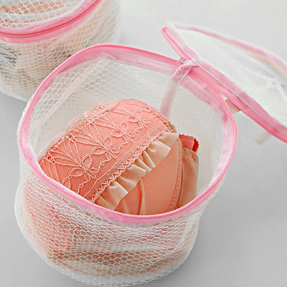 Lingerie da donna Reggiseno Intimo Borse per il lavaggio della lavanderia Rete in rete Vestiti Calzino Lavaggio Organizzatore Borse con cerniera