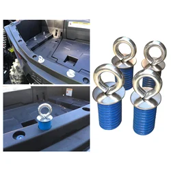4x Tie Down Anchor Anchors for Polaris RZR Anchors Cable Fastener Lock Ride Holes for Polaris ATV UTV Sportsman Fastener Anchor