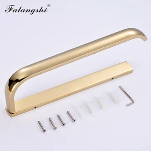 Havlu Bar Tutucu Banyo Bakır, Pirinç, Tek Katmanlı Duvara Monte havlu demiri, Askı, Fırçalanmış Havlu-Banyo Aksesuarları-WB8703 6 Büyük satış, demiryolu kapakları, №3