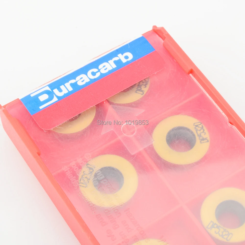 Korea Asli RPMT0802 MC DP5320 RPMW1003 Mo RPMT1204 MC DP5320 Carbide Sisipan untuk Indexable Milling Cutter