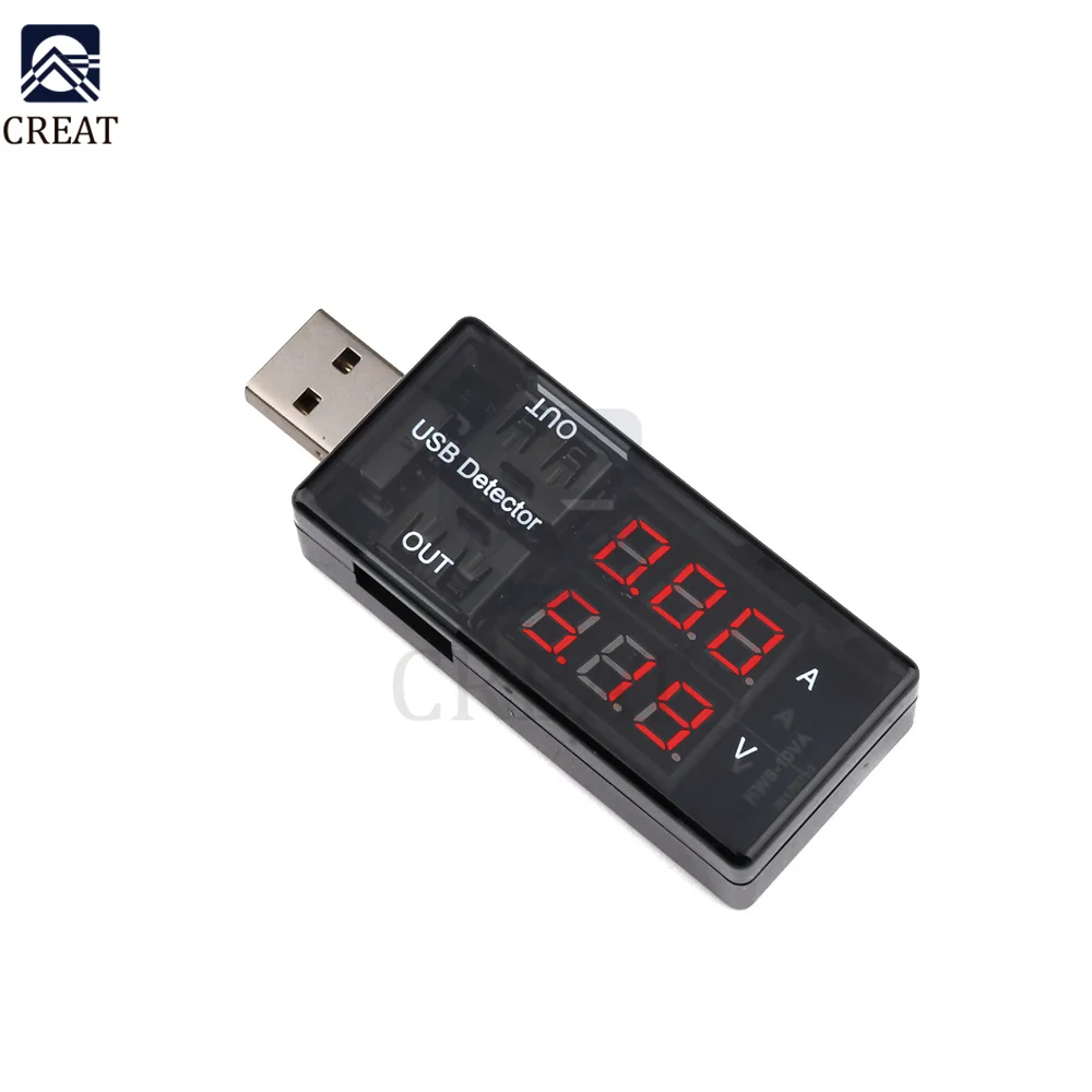 Dual Output USB Charger Doctor LED Digital Voltmeter AmmeterUSB Tester Voltage Meter Power Adapter Detector DC 3-7.5V 0-2.5A