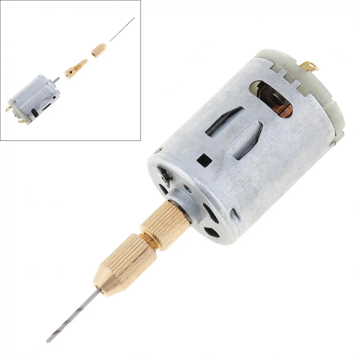 Mini Motor DC 12V   Hand Drill Electric Drill Small PCB Drill Press Drilling With1 mm for PCB Wood Tools