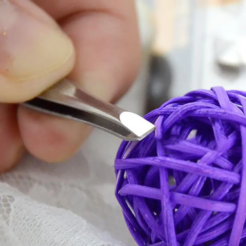 1Pc Trimming Eyebrow Clips Stainless Steel Eyebrow Tweezers Flat/Oblique Head Eyebrow Trimmer Hair Removal Beauty Makeup Tools