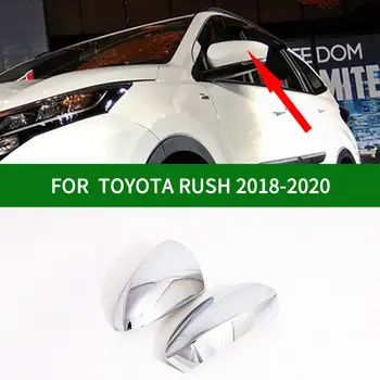 Pro ZCELA NOVÝ vůz Toyota RUSH 2018-2020 Kryt zpětného zrcátka, černý karbon / chrom Kryty bočních směrových světel 8 nejlepší prodej Boční zrcátko Toyota Rush - №3