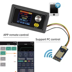 WIFI communication APP PC DC DC Converter CC CV Power Module 0.6-30V 5A Adjustable Regulated power supply Voltmeter ammeter 80W