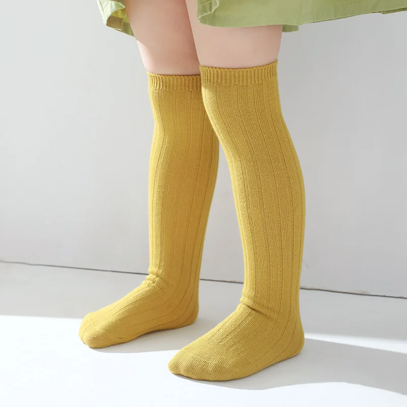 

Children Over Knee High Socks Toddler Kids Girls Spring Cotton Princess Cute Knit Tube Woman Long Socks Kawaii Baby Accessories