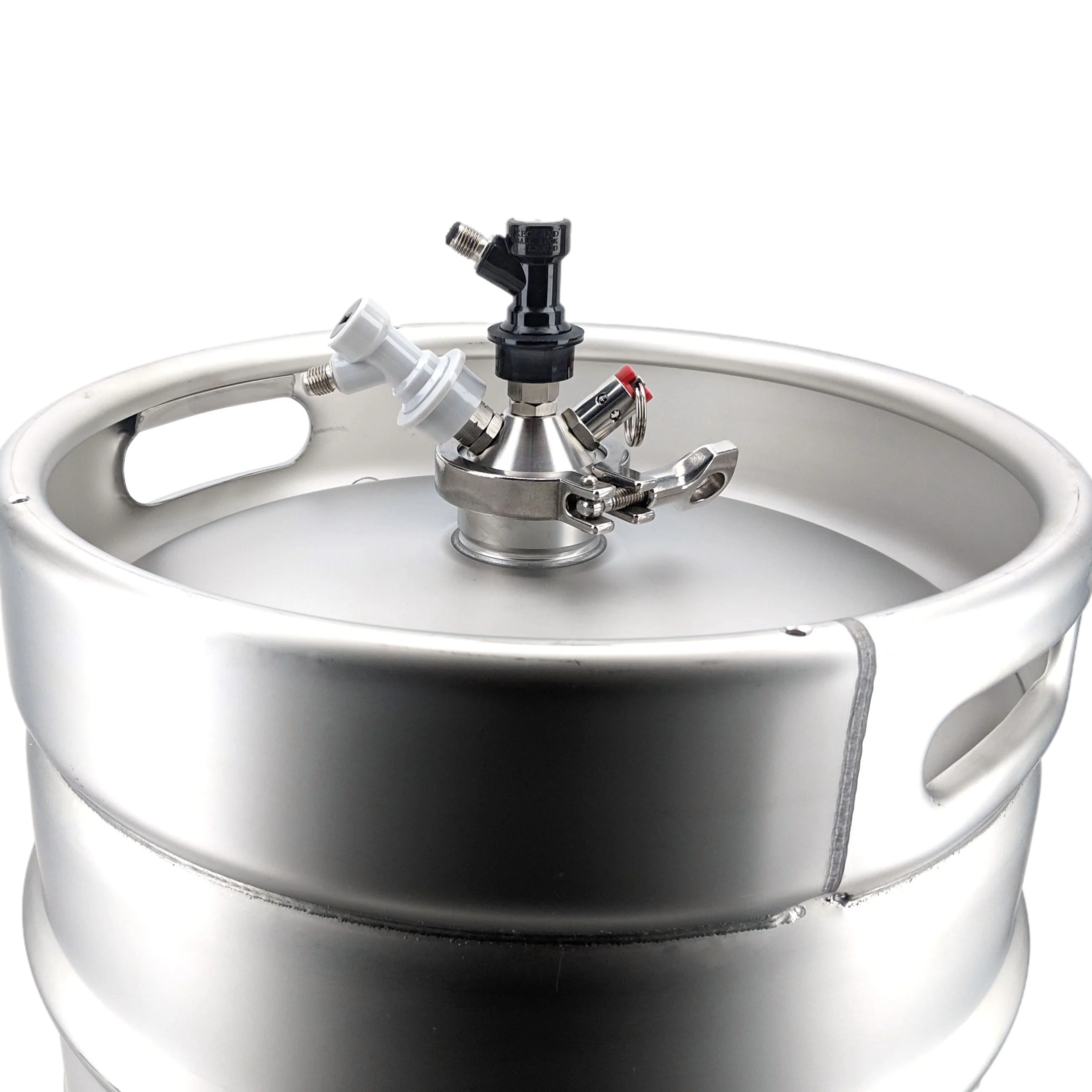 KegLand Ball Lock Tapping Head to 2 Inch Tri-Clover (Commercial Keg Adaptor)