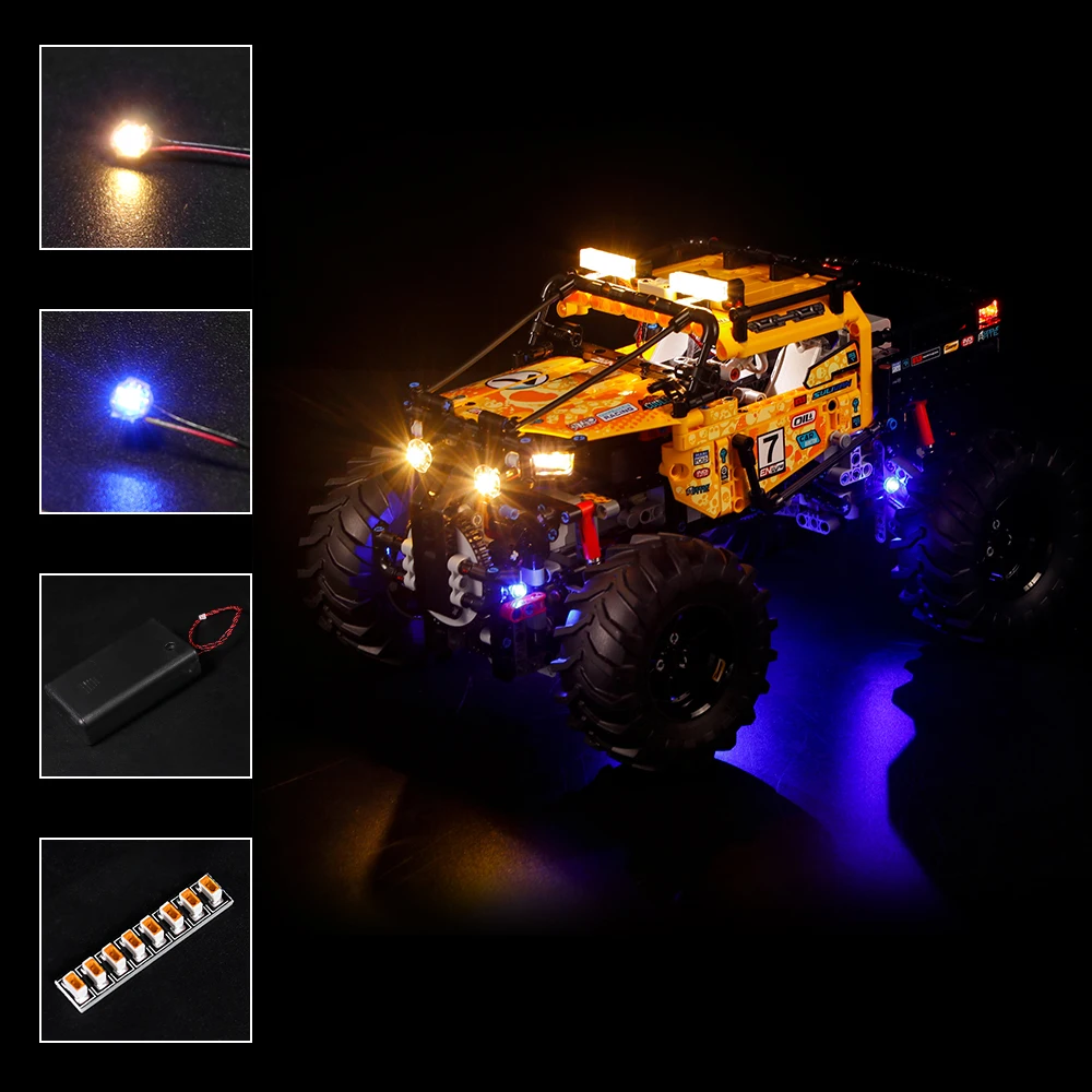 Vonado LED Lighting Kit for 42099 Remote Four Wheeled Off Road Vehicle High-tech Series Set Light Kit, Not Included the Building