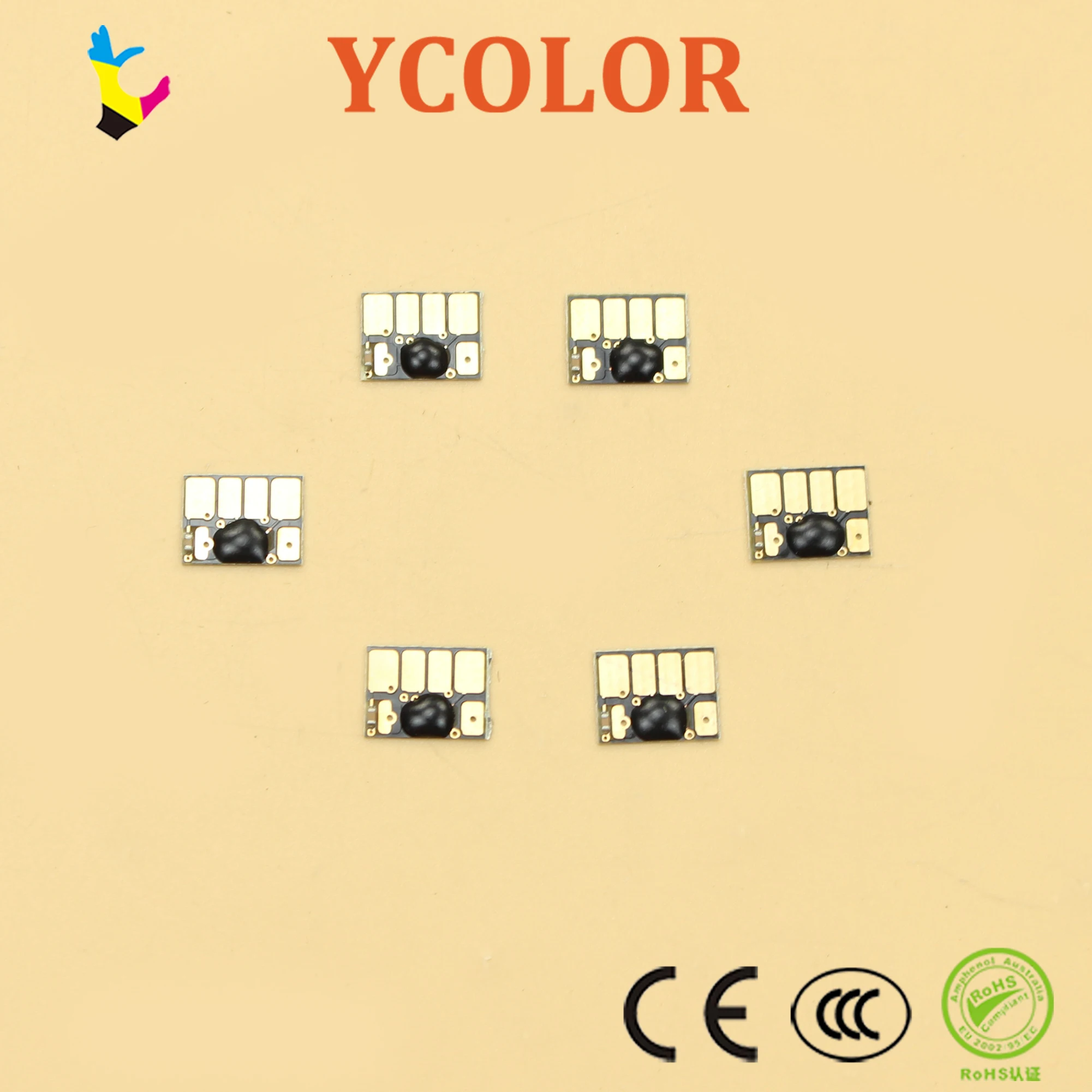 DGYCJLFP 6 pcs/lot For HP 72 ink cartridge chip for HP 610 T790 T770 T1120 T120 printer ink cartridge