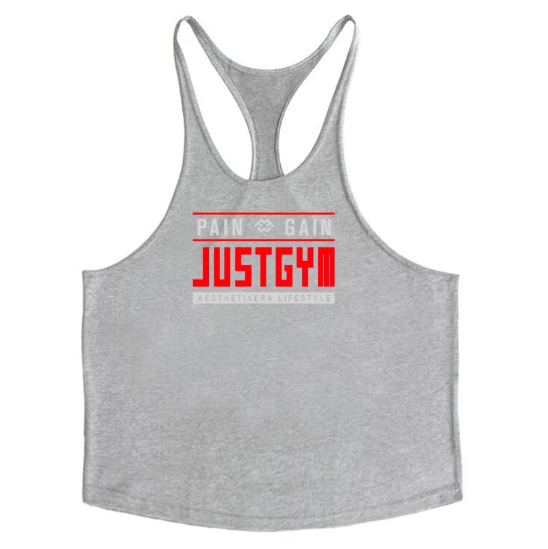New Arrival Mens Tank Top Stringer Singlets Fitness Clothing Gym clothing Bodybuilding Fitness Shirt Printed Undershirt 6610