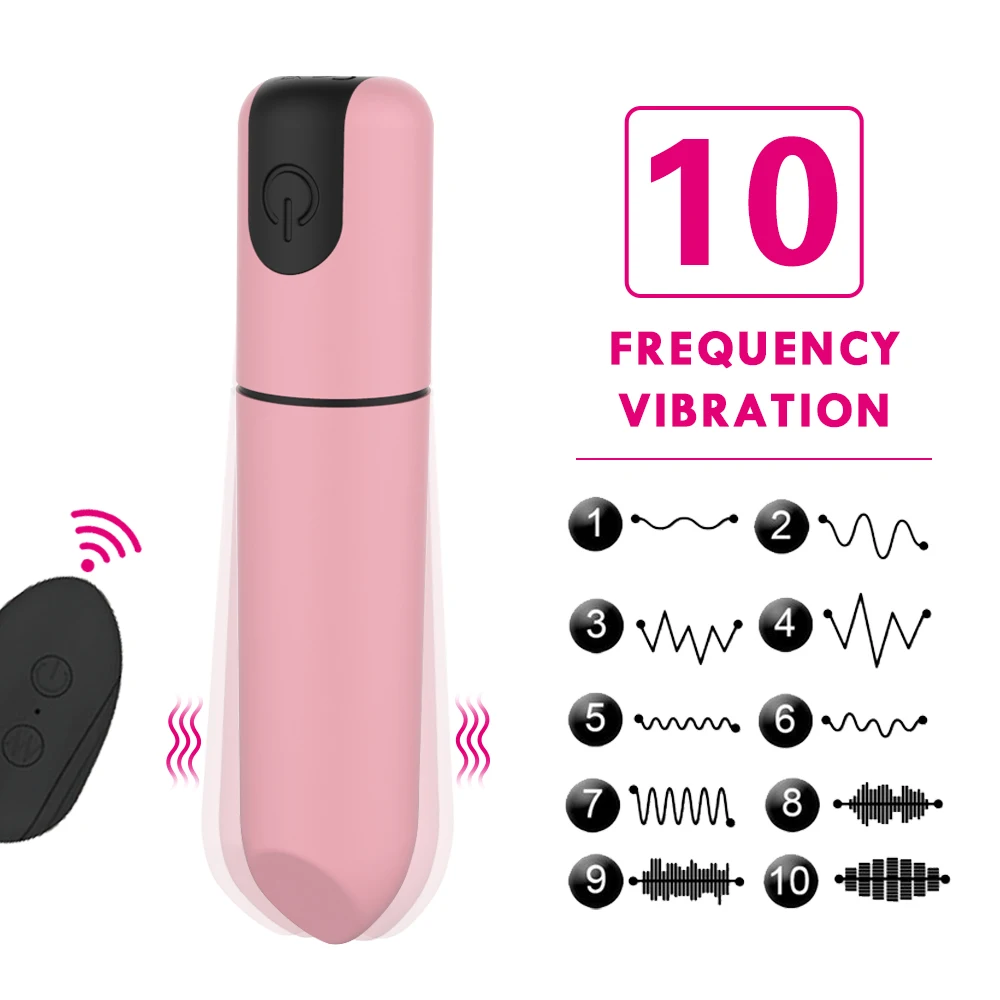 Wireless Remote Mini Bullet Vibrator G-spot Nipple Clitoris Stimulator  Anal Dildo Vibrator Adult Sex Toys Clitoris Stimulator