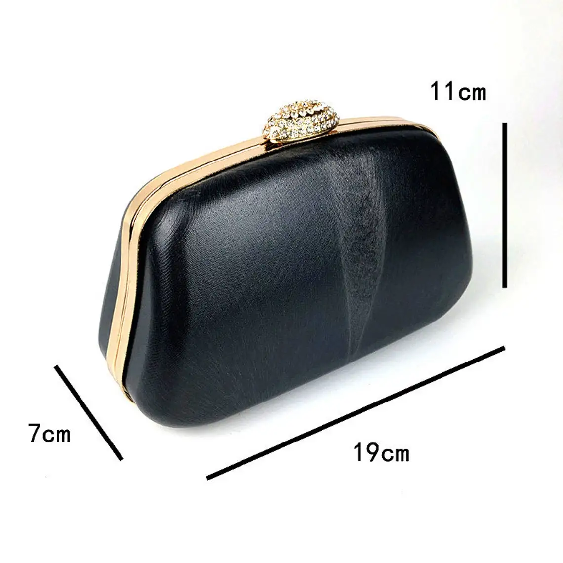 Minaudiere Box Clutch DIY Frame With Plastic Covers, Some With Handle Guangzhou Supplier Gold Metal Obag Handles Purse Frames