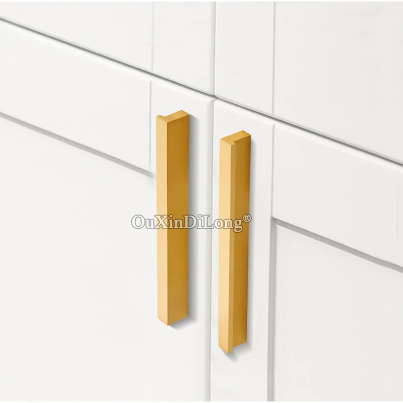 

Stunning Designed 10PCS Solid Brass Cabinet Door Handles Cupboard Wardrobe Kitchen Shoe TV Cabinet Pulls Handles and Knobs