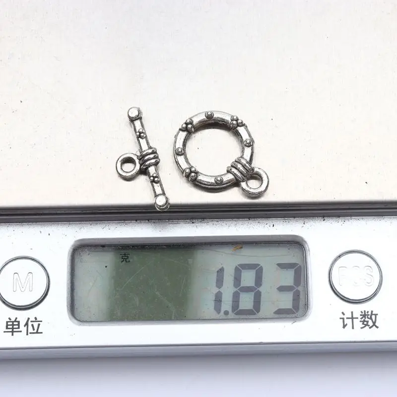 10 stücke Antike Silber Ring Hohl Form Metall Haken Haken Connector Für Schmuck Machen Halskette Ketten Hand Made DIY Zubehör – Detail 12
