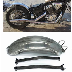 Motorcycle Rear Fender Plate For Honda Shadow VLX400 VLX600 VLX 400 600 Splash Shield Mud Guard Splasher Mudguard Cover w/ Bar
