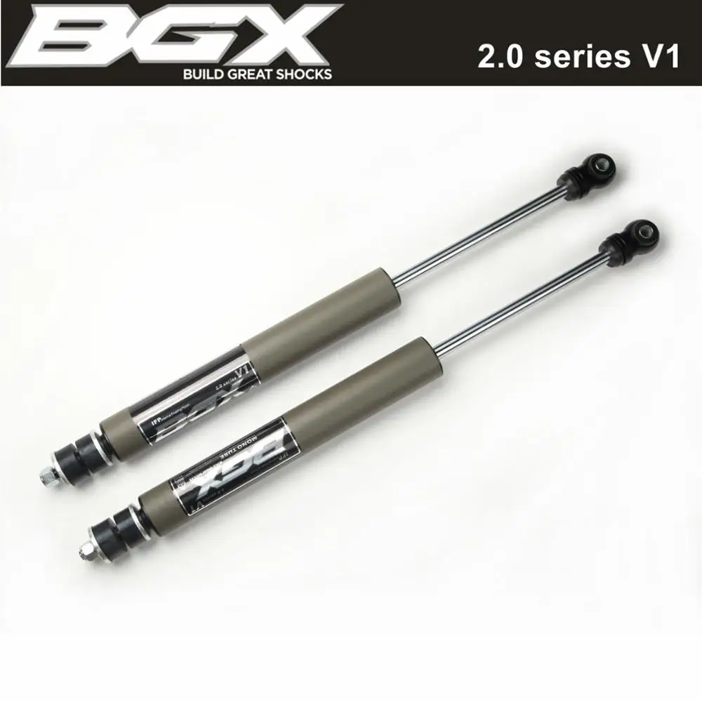 

2PCS BGX MonoTube /IFP 2.0 SeriesV1 Front Shocks for 07-18 Jeep Wrangler JK 4-6" Lift