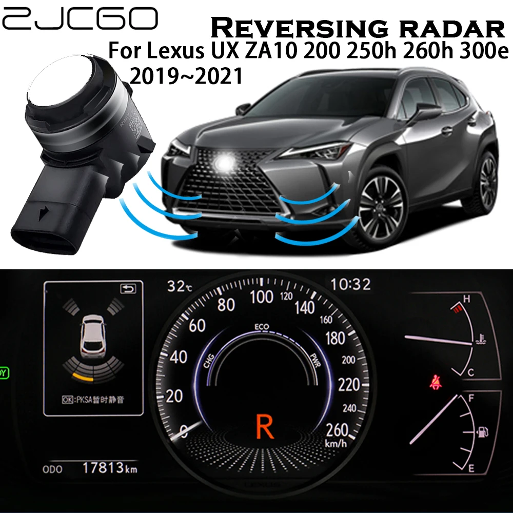 ZJCGO Original Sensors Car Parking Sensor Assistance Backup Radar Buzzer System For Lexus UX UX200 UX250h UX260h U300 2019~2021