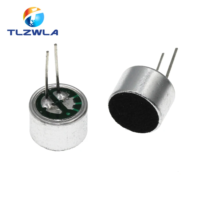 10 sztuk 9x7mm 9767 mikrofon mikrofon elektretowy z 2 Pin Pick-Up 9*7