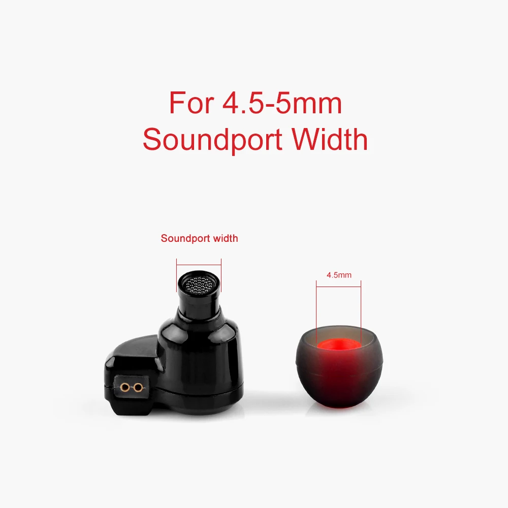 TRN 3 пары (6 шт.) L M S вкладыши для наушников силиконовые насадки для наушников/вкладыши/накладки для наушников/вкладыши для наушников KZ для наушников CCA