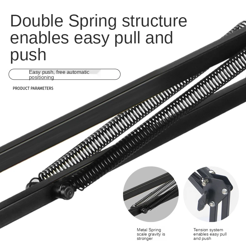 Pemegang Ponsel Malas Tablet Samping Tempat Tidur Multifungsi Fleksibel 360 Klip Pemegang Ponsel Tempat Tidur Malas Braket Meja Berdiri Tegakan