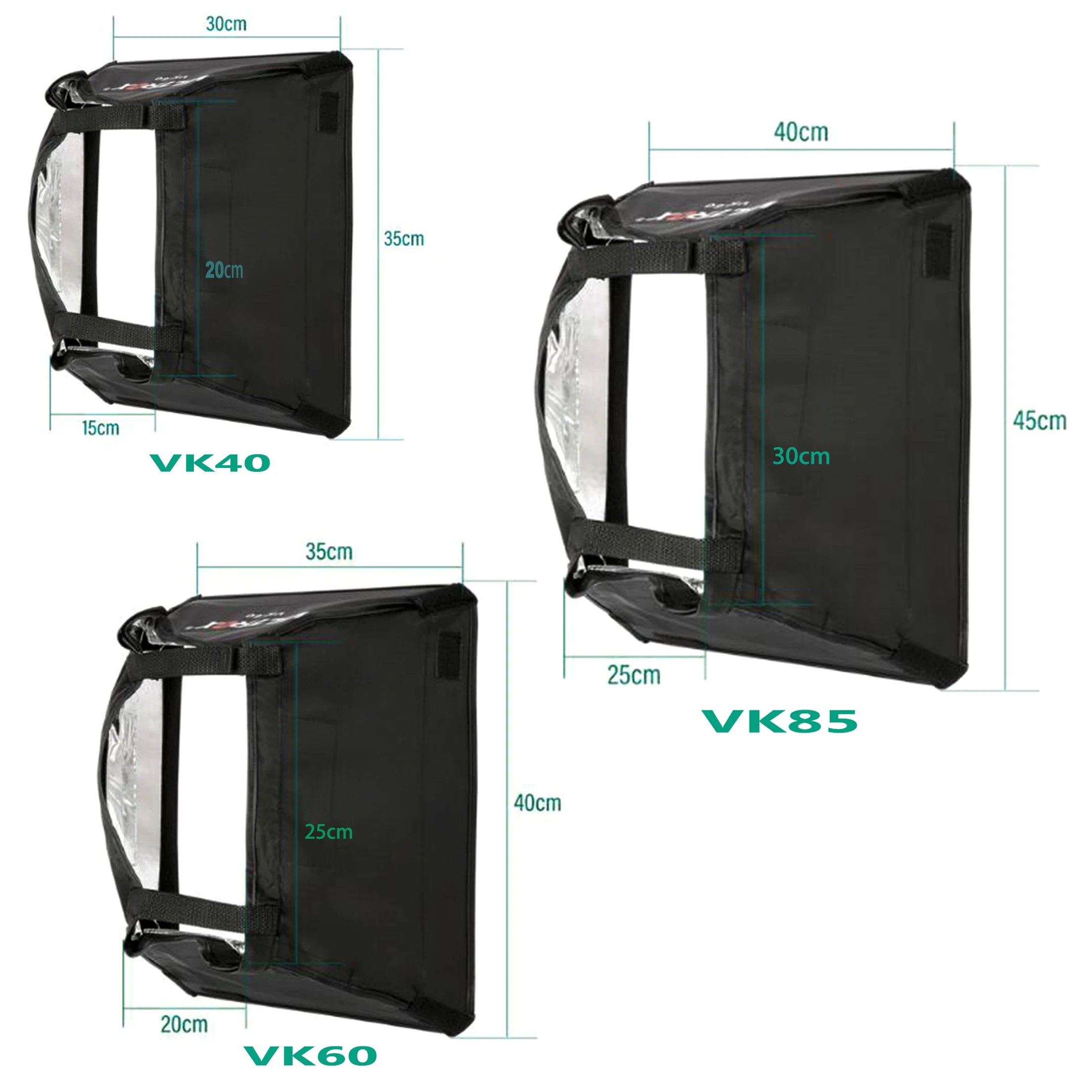 Viltrox 45X40CM VK-85/VK-40 35X30CM ซอฟท์บ็อกซ์ตารางแฟลชวิดีโอ LED + กระเป๋าหิ้วสำหรับเติมแสง VILTROX VL-40T VL-D85T