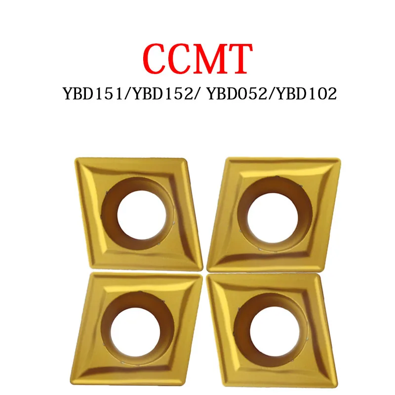 CNC Original CCMT Inserts 060204 HF 060208-HM 09T304-53 09T308-HR YBD052 YBD102 Processing Cast Iron For Lathe Turning Tool