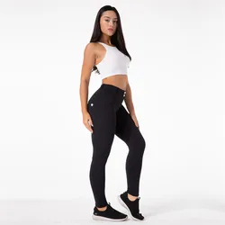 Shascullfites Tight Black Leggings Compression Workout Pant Women Sexy Bum Lift Skinny Pants Full Length Summer