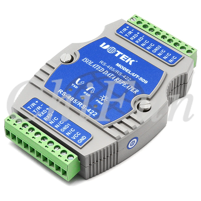 UT-509 ภายนอก RS-485/422 Repeater Rail-MOUNTED PhotoElectric Isolation Anti-Surge Controller