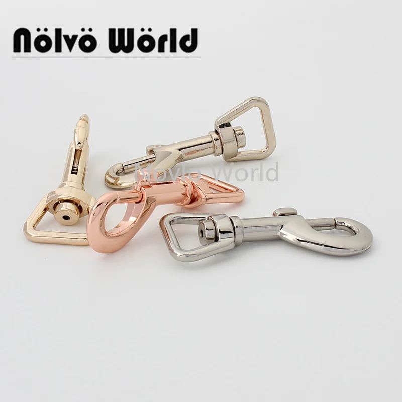 

Nolvo World 12-16mm 7 colors Rainbow/Rose gold Alloy Metal Swivel Trigger Lobster Clasps Clip Snap Hooks Wholesale