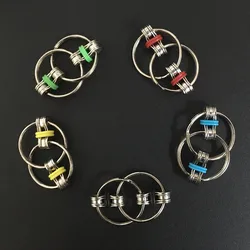 5 Colors Creative Toys Fidget Toys Bike Chain Fidget Toy for Autism Stress Hands Funny Toys for Children 1pc Fidget Rings