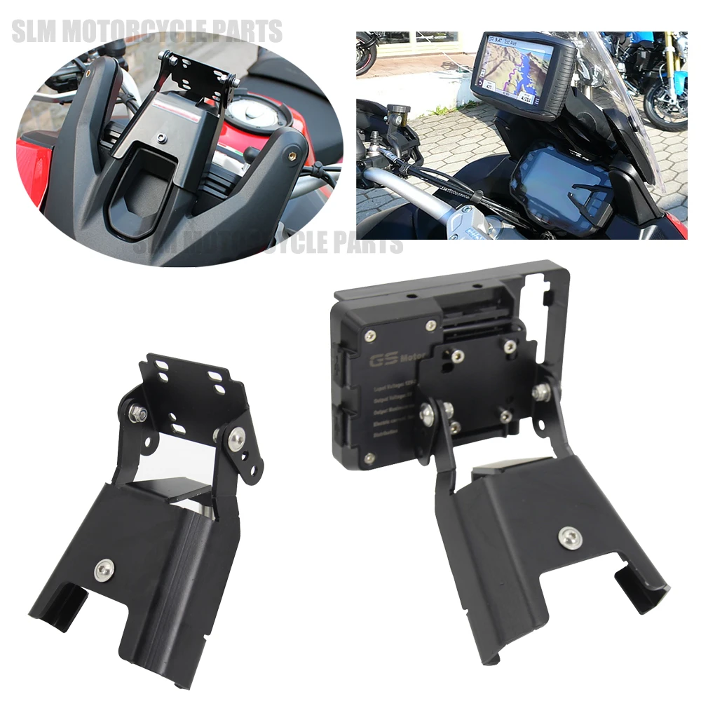 

New Motorcycle Mobile Phone Stand Holder GPS Plate Bracket For Ducati Multistrada 950 S from 2017 1260 from2018 Enduro from 2016