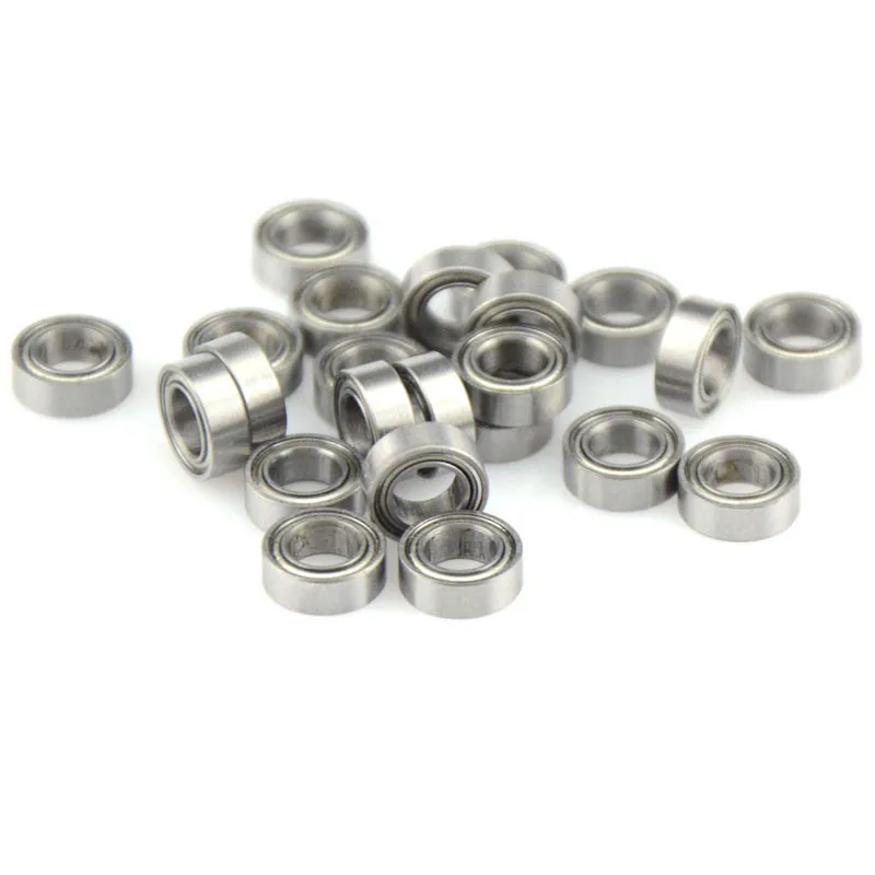 Imagem -05 - zz Rolamento 4*7*2.5 mm Rolamento de Esferas Profundo de Aço Inoxidável 4x7x2.5 mm S674zz Mr74zz 100 Peças Abec5 Smr74zz Smr74