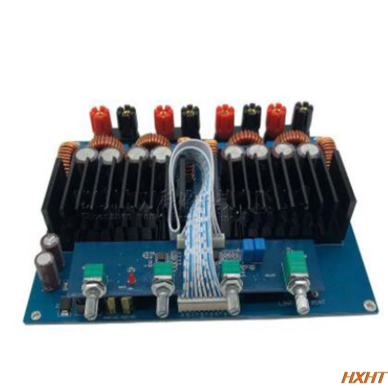 600W/3 ohm + 2*300W/6 ohm TAS5630 2.1 high-power digital power amplifier board (1200W)