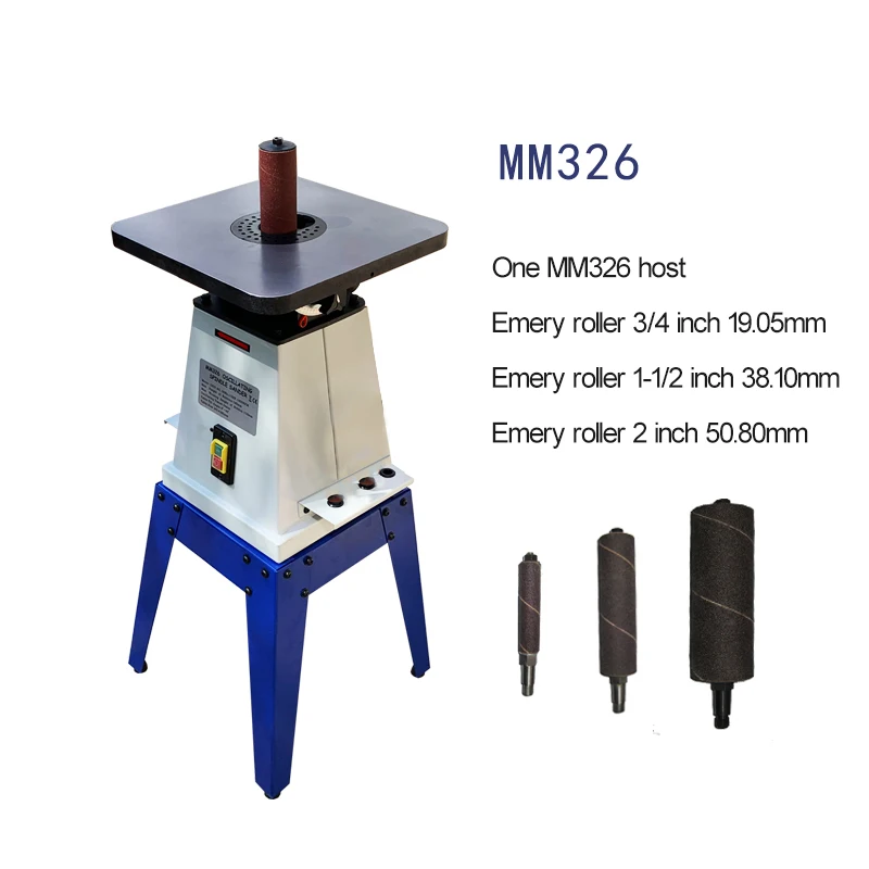 Woodworking Machinery Inner Circle Small Sanding Machine Vertical Sanding Belt Machine Polishing Machine Deburring 220V
