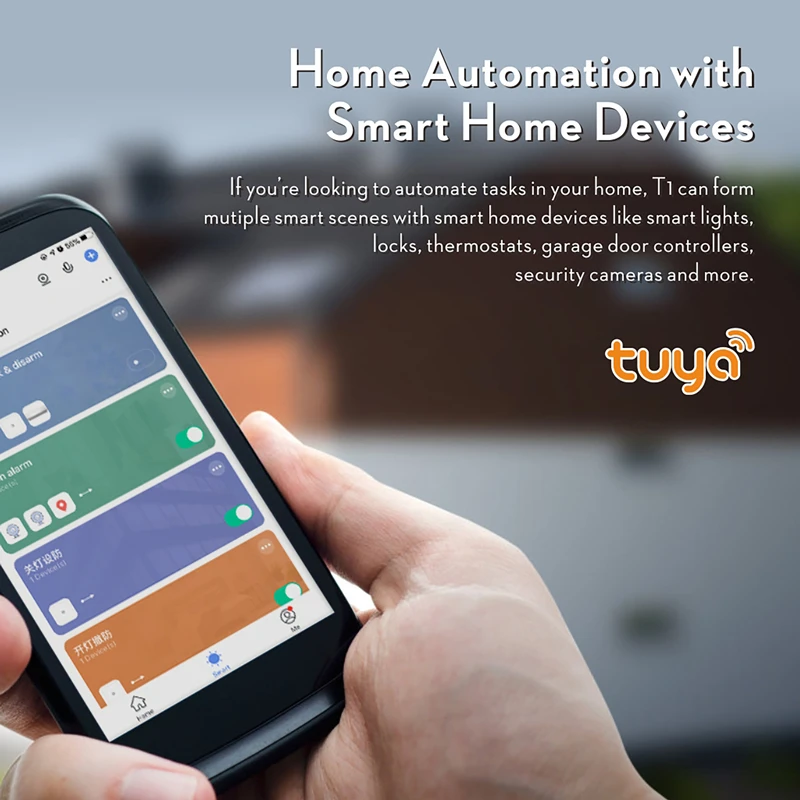 Tuya Alarm WiFi GSM Alarm Wireless Home Security Alarms House Intrusion Alarm Burglary support Alexa Google IP Camera Monitoring