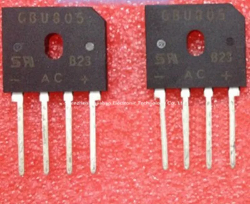 2pcs/lot gbu805   GBU805 8A 600V Bridge rectifier