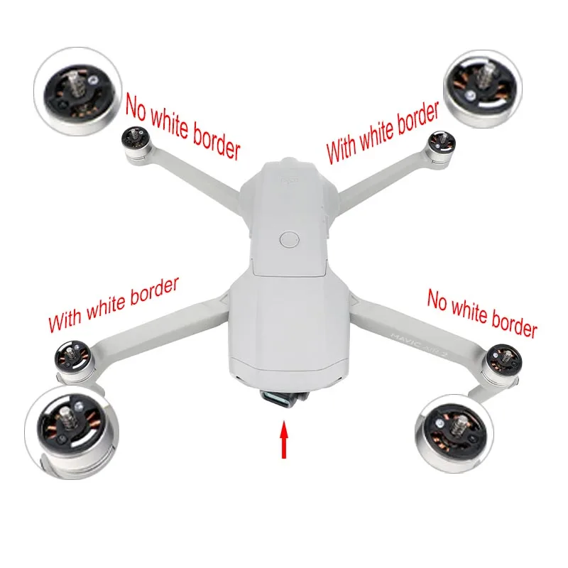 Gloednieuwe Propeller Motor Montagebasis voor DJI Mavic Air 2 Drone 7238 CW CCW Propeller Basis Vervangende Onderdelen