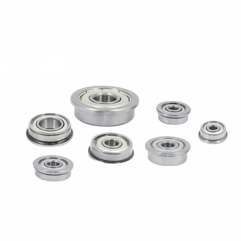 50 Stück Flansch-Miniaturkugellager, doppelt abgeschirmt, F604ZZ F605ZZ F606ZZ F607ZZ F608ZZ F608‑2RS F609ZZ für RC-Modellmaschinen – Detail 3