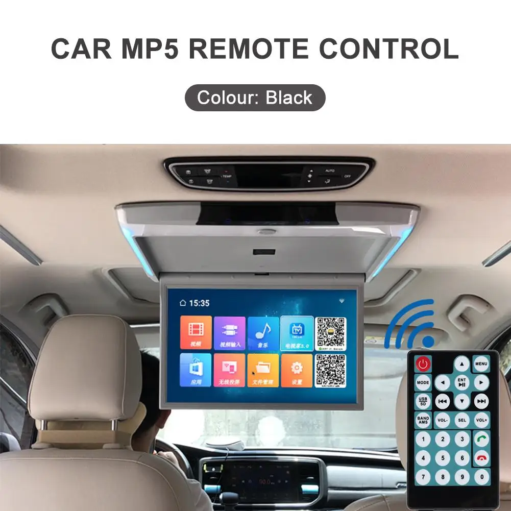 Car MP3 MP5 Intelligent Remote Control Simple Convenient Copy Operation 27 Keys ABS Material Car Accessories