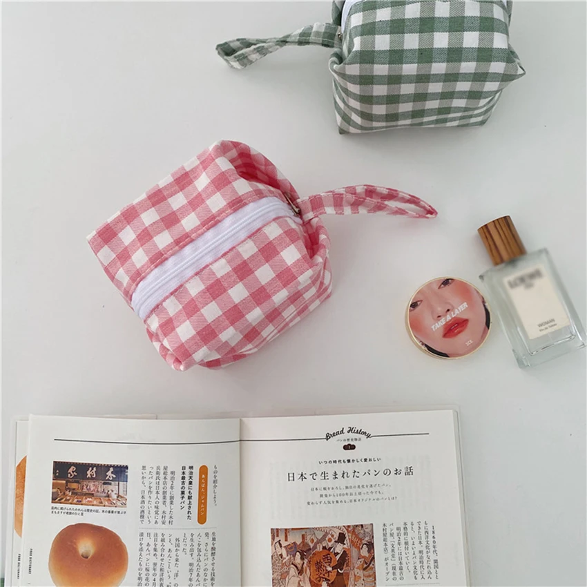 حقيبة مستحضرات تجميل زيبر السفر منظم أدوات التجميل ، القطن رقيقة ، لينة سعة كبيرة حقيبة مستحضرات التجميل للنساء والفتيات