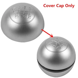 5/6 Speed Car Styling For Alfa Romeo Giulietta 2010 2011 2012 2013-Up Gear Shift Knob Cap Top Case Emblem Badge Lever Shifter