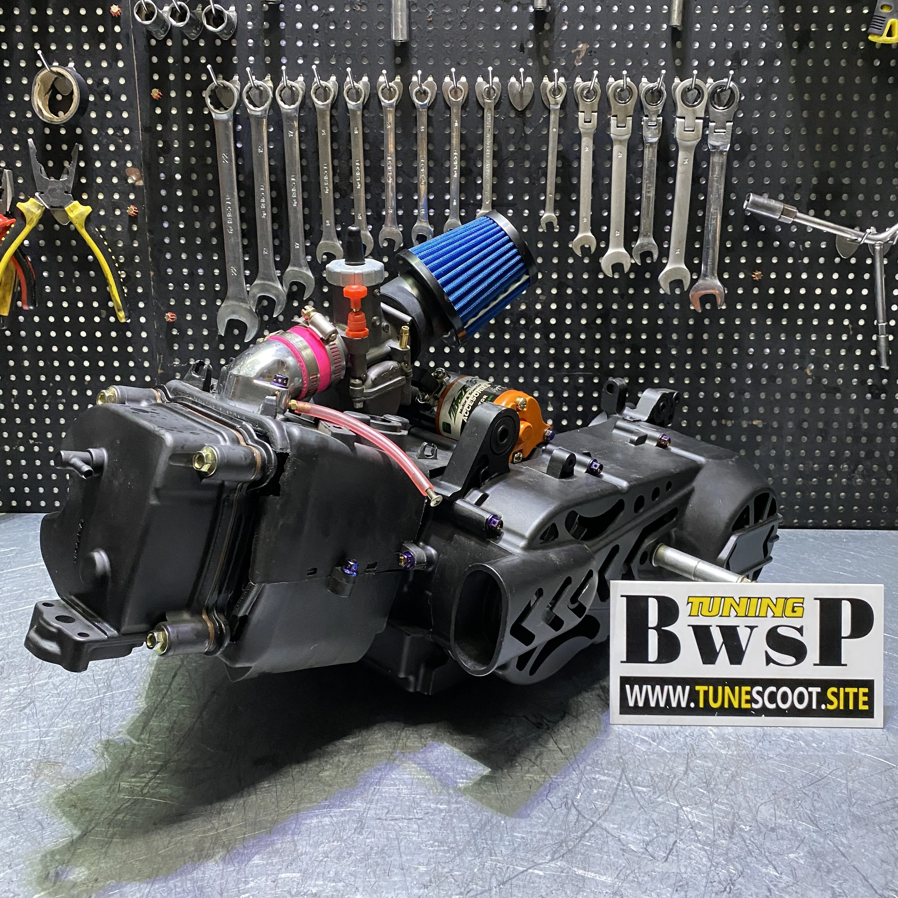 BUGGY 157QMJ Engine 182cc Tuning Full Complete With 4 Valves 62mm Cylinder Crankshaft +3mm BWSP Perfomance Upgrade Set