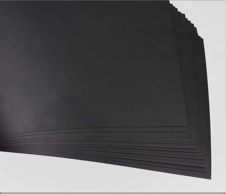 Blank Black Paper Graffiti DIY Handmade Paper A4 80g 180g 230g Craft Paper Cardboard Blank Hand Drawing Sketch Paper